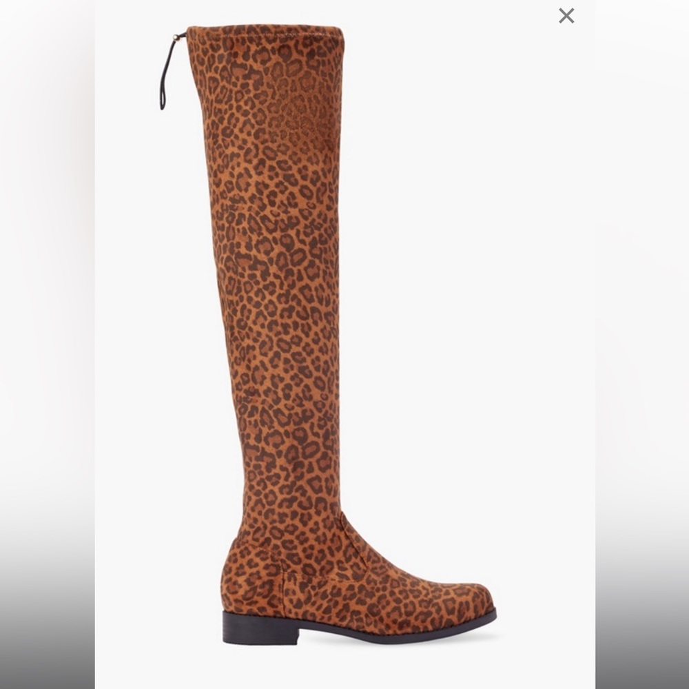 OTK Wide width leopard boot - Picture 2 of 8
